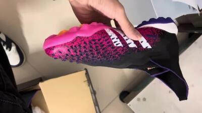 Adidas Predator Freak+ TF High-Tops Football Shoes - Black/Purple/Pink