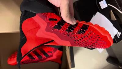 Adidas Predator Freak+ TF High-Tops Football Shoes - Orange/Black