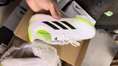Adidas Copa Pure.3 TF Low-Tops Football Shoes - White/Black/Green