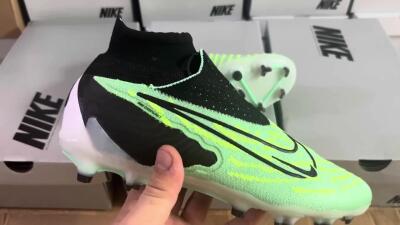 Nike Phantom GX Elite DF FG High-Tops Football Boots - Green/Black/White
