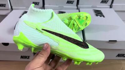 Nike Phantom GX DF Elite FG High-Tops Football Boots - Green/Black/Brown