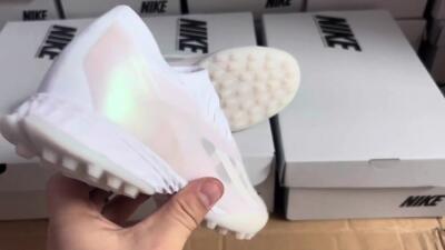 Adidas X Crazyfast.1 TF Low-Tops Football Shoes - White/Silver