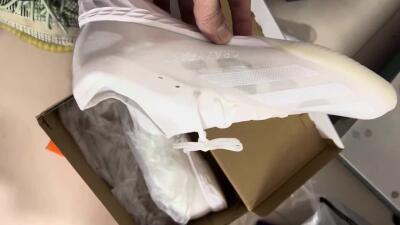 Adidas X Crazyfast.1 IC Low-Tops Football Shoes - White/Silver