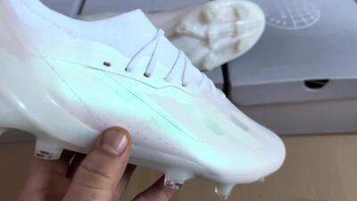 Adidas X Crazyfast.1 FG Low-Tops Football Boots - White/White/White