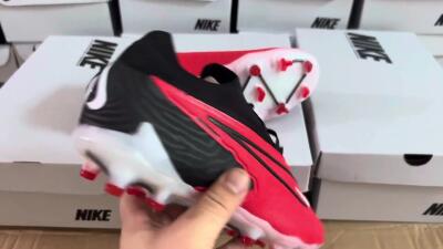 Nike Phantom GX Elite FG Low-Tops Football Boots - Red/Black/White