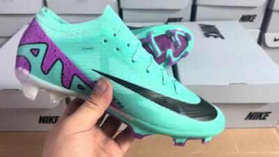  Nike Air Zoom Mercurial Vapor 14 Elite FG Low-Tops Football Boots - Blue/Purple/Black