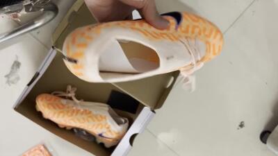 Nike Air Zoom Mercurial Vapor XV Elite SG Low-Tops Football Boots - Orange/Black/Purple