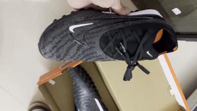 Nike Phantom GX Elite TF Low-Tops Football Shoes - Black/White/Grey