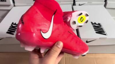 Nike Phantom Luna Elite FG High-Tops Football Boots - Pink/White/Black