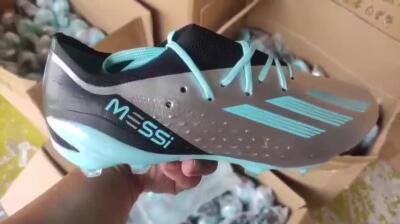 Adidas X Speedportal .1 2022 World Cup Boots FG Low-Tops Football Boots - Silver/Blue/Black