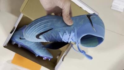 Nike Phantom Luna Elite FG High-Tops Football Boots - Blue/Black/Gold