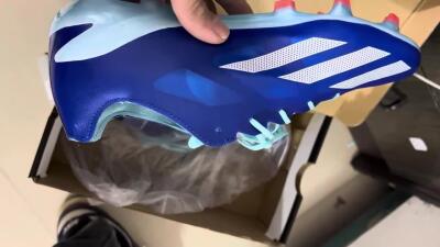 Adidas X Crazyfast+ FG Low-Tops Football Boots - Blue/White/Jade