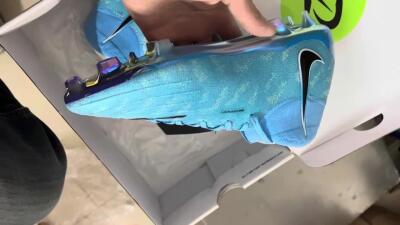 Nike Phantom Luna Elite FG High-Tops Football Boots - Blue/Purple/White