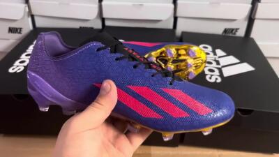 Adidas X Crazyfast.1 FG Low-Tops Football Boots - Blue/Purple/Red
