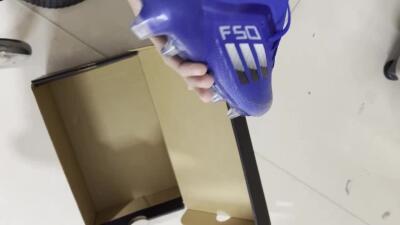 Adidas F50 Adizero FG Low-Tops Football Boots - Blue/Silver/Black