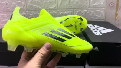 Adidas F50 Adizero FG Low-Tops Football Boots - Yellow/Black
