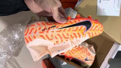 Nike Air Zoom Mercurial Superfly 9 Elite AG High-Tops Football Boots - Orange/Pink/Purple/Black