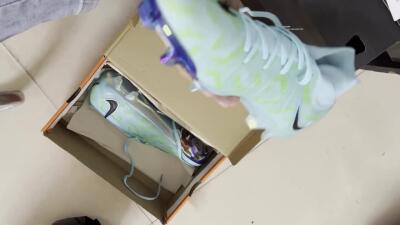 Nike Phantom Luna Elite NU FG High-Tops Football Boots - Blue/Green/Black/Gold