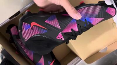 Nike Phantom Luna Elite FG High-Tops Football Boots - Black/Pink/Blue/Orange