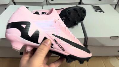 Nike Air Zoom Mercurial Vapor 15 Elite FG Low-Tops Football Boots - Purple/Black