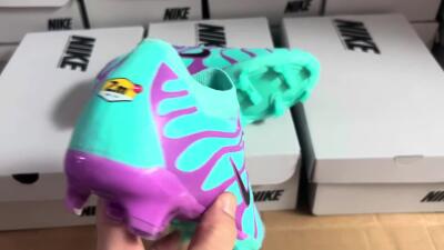 Nike Air Zoom Mercurial Vapor 15 Elite FG Low-Tops Football Boots - Jade/Purple/Black