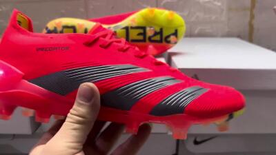 Adidas Predator Accuracy.1 FG Low-Tops Football Boots - Red/Black/Blue