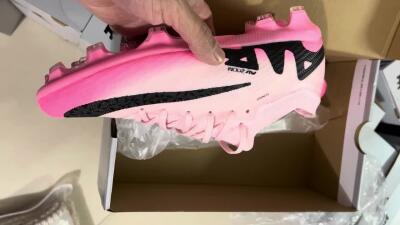 Nike Air Zoom Mercurial Vapor 15 Elite FG Low-Tops Football Boots - Pink/Black
