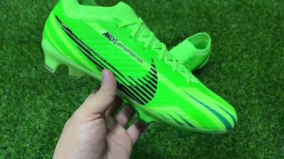 Nike Air Zoom Mercurial Vapor 15 Elite FG Low-Tops Football Boots - Green/Yellow/Black