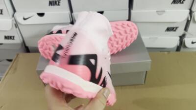 Nike Air Zoom Mercurial Superfly 9 Elite TF High-Tops Football Boots - Pink/Pink/Black