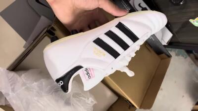 Adidas Copa Mundial Made in Germany FG Low-Tops Football Boots - White/Black