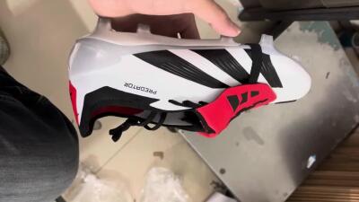 Adidas Predator Elite Foldover Tongue FG Low-Tops Football Boots - White/Black/Red