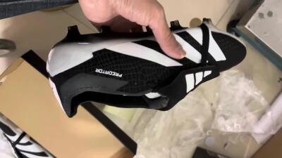 Adidas Predator Elite Foldover Tongue FG Low-Tops Football Boots - Black/White