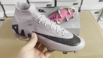 Nike Air Zoom Mercurial Superfly 9 Elite FG High-Tops Football Boots - Purple/Black/Gold
