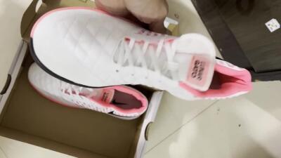 Nike Lunar Gato 2 IC Low-Tops Football Shoes - White/Pink/Black
