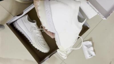 Nike Phantom GX 2 Elite TF Low-Tops Football Shoes - White/Black