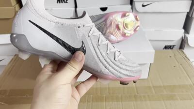 Nike Phantom Luna Elite NU FG Low-Tops Football Boots - Grey/Black/Blue