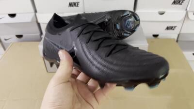 Nike Phantom Luna Elite NU FG Low-Tops Football Boots - Black/Blue