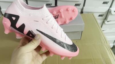 Nike Air Zoom Mercurial Vapor 15 Elite FG Low-Tops Football Boots - Pink/Black