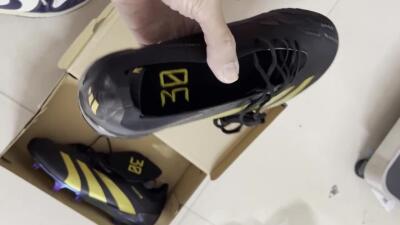 Adidas Predator Elite Foldover Tongue FG Low-Tops Football Boots - Black/Gold