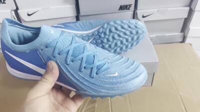 Nike Phantom Luna Elite TF Low-Tops Football Shoes - Jade/White/Blue