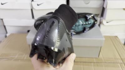 Nike Air Zoom Mercurial Superfly 10 Elite FG High-Tops Football Boots - Black/Jade/Blue